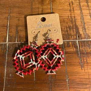 Aztec earrings brand new